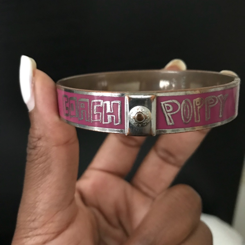 Coach Sterling bangle bracelet